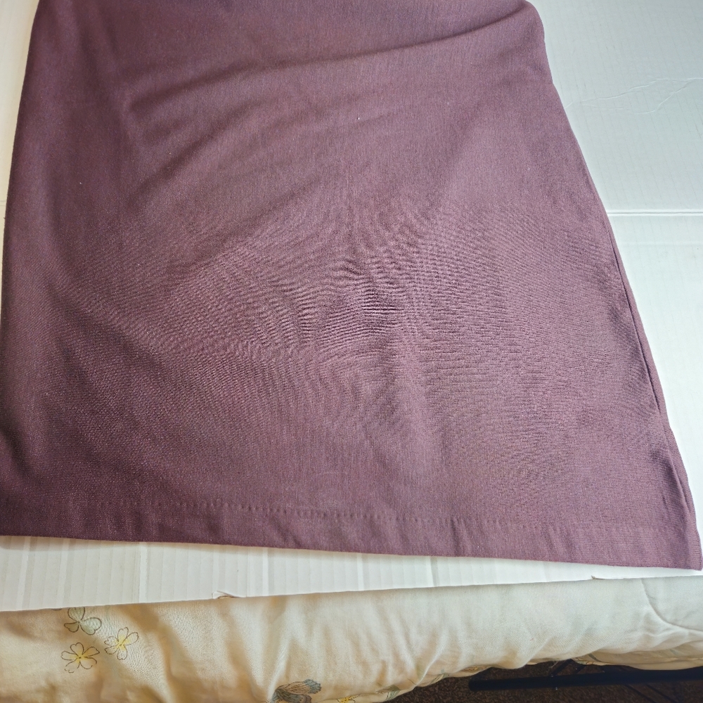 G.I.L.I. (Got It Love It) Women Wine Runched Slimming Dress Size 14 - Picture 10 of 12